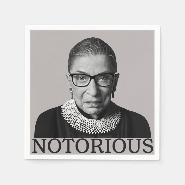 Guardanapo De Papel Ruth Bader Ginsburg (Frente)
