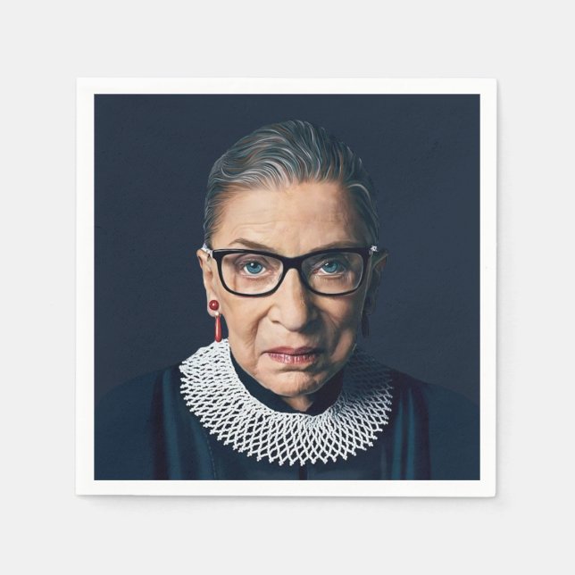 Guardanapo De Papel Ruth Bader Ginsburg   (Frente)