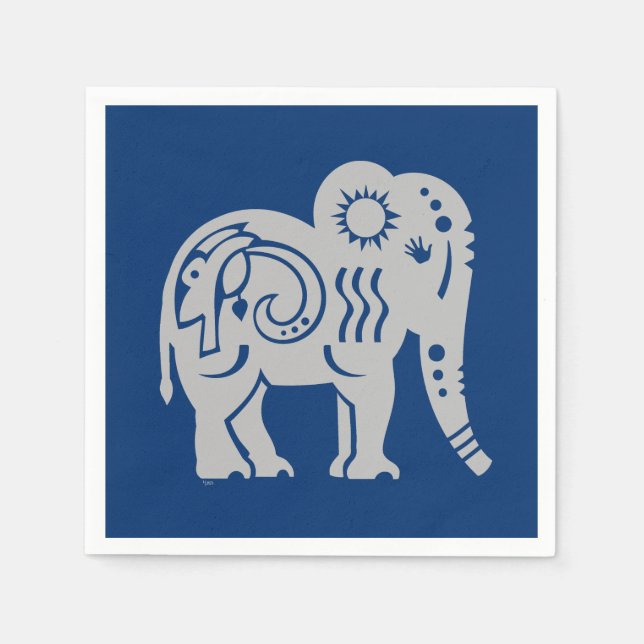 Guardanapo De Papel Sacred Giant (Cinza) Napkins (Frente)