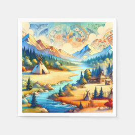 Guardanapo De Papel Sacred Valley Symbolic Gathering Design