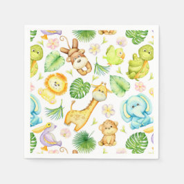Guardanapo De Papel Safari Animals Paper