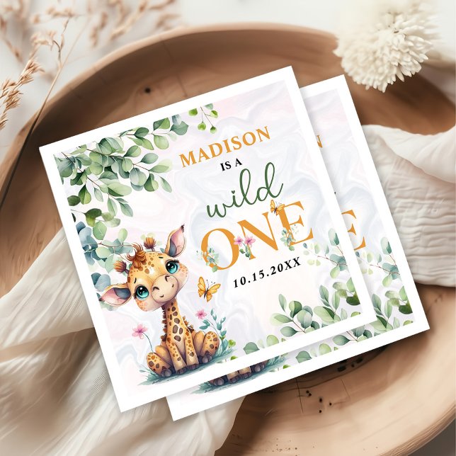 Guardanapo De Papel Safari Jungle Animal Birthday (Criador carregado)