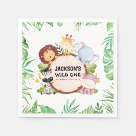 Guardanapo De Papel Safari Wild One