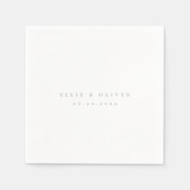 Guardanapo De Papel Sage Green Boho Casamento Moderno Cocktail