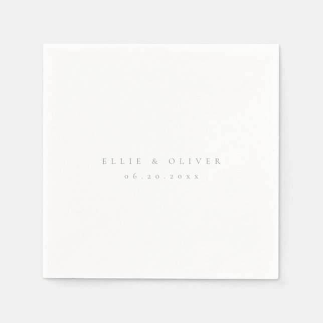 Guardanapo De Papel Sage Green Boho Casamento Moderno Cocktail (Frente)