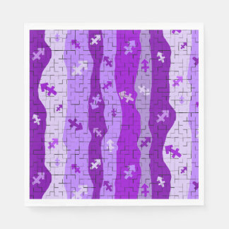 Guardanapo De Papel Sagitário Zodiac Stripes