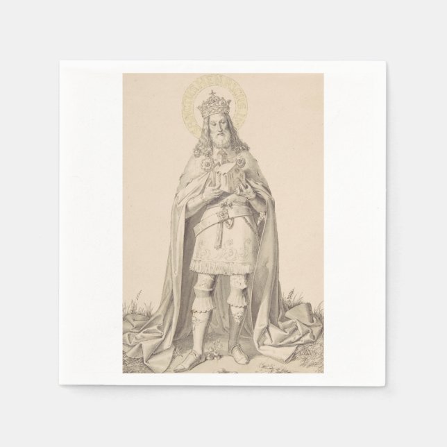 Guardanapo De Papel Saint Henry II the Holy Roman Emperor (Frente)