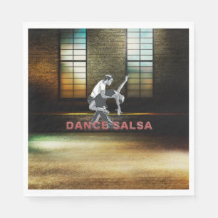 Guardanapo De Papel Salsa SUPERIOR da dança