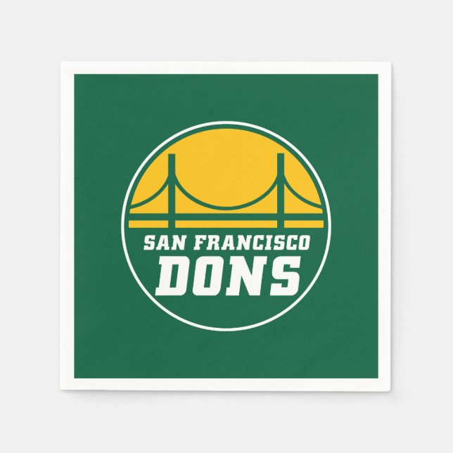 Guardanapo De Papel San Francisco Dons (Frente)