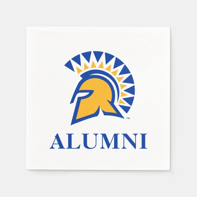 Guardanapo De Papel San Jose State Spartans Alumni (Frente)