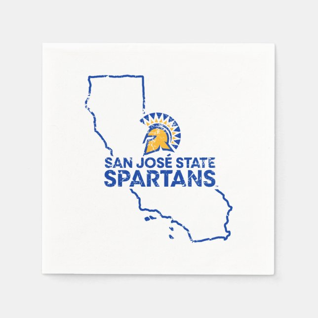 Guardanapo De Papel San Jose State Spartans Love (Frente)