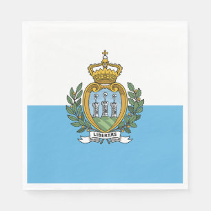 Guardanapo De Papel San Marino Flag