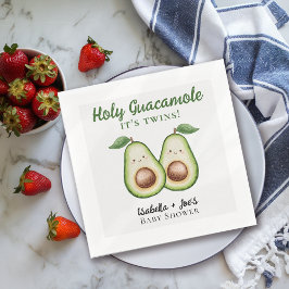 Guardanapo De Papel Santa Guacamole Gêmeos Engraçado Chá de fraldas