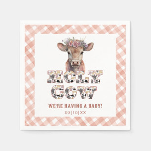 Guardanapo De Papel Santa Vaca Chá de fraldas Russo Napkins