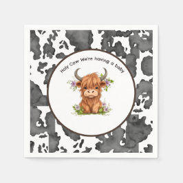 Guardanapo De Papel Santa vaca, estamos tendo um bebê