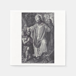 Guardanapo De Papel Santo Boniface Inglês Benedictine monge