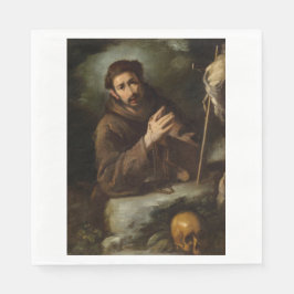 Guardanapo De Papel Santo Francisco na Oração (fé cristã)
