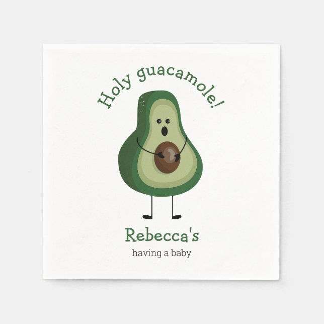 Guardanapo De Papel Santo Guacamole! (Frente)