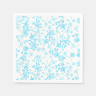 Guardanapo De Papel Santo Napkins Colette June Rosas capri blue