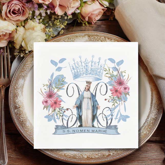 Guardanapo De Papel Santo Nome Religioso da Virgem Maria Católica (Criador carregado)