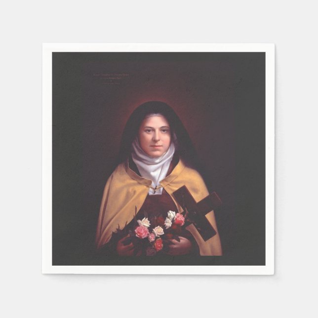 Guardanapo De Papel Santo Therese de Lisieux (Frente)