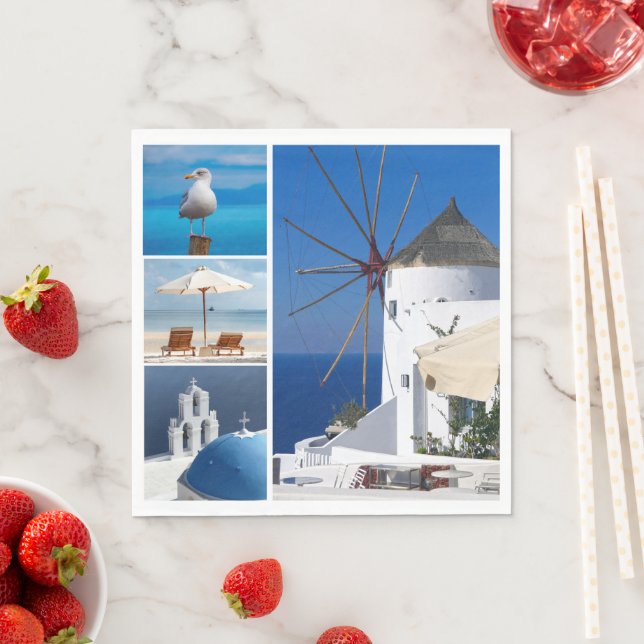 Guardanapo De Papel Santorini (Insitu)