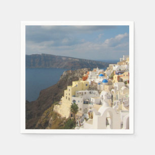 Guardanapo De Papel Santorini no Sol da Tarde