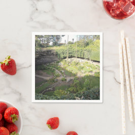 Guardanapo De Papel Santuário Oculto de Umpherston Sinkhole