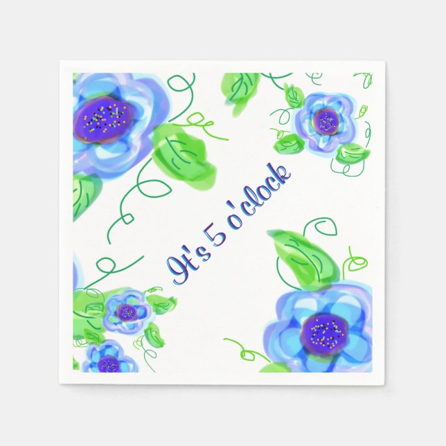 Guardanapo De Papel São 5 horas (Frente)