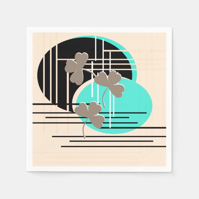 Guardanapo De Papel São Patrick, abstração (Frente)