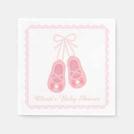Guardanapo De Papel Sapatos de Menina Fofa Sapatilhas de Ballet Suprim