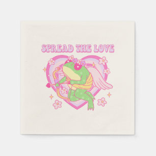 Guardanapo De Papel Sapo Cute Cupid - Espalhe o Amor