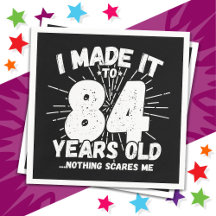 Sarcástico de 84 anos Meme Engraçado 84º aniversár