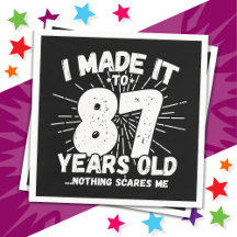 Sarcástico de 87 anos Meme Engraçado 87º aniversár