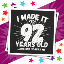 Sarcástico de 92 anos Meme Engraçado 92º aniversár