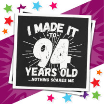 Sarcástico de 94 anos Meme Engraçado 94º aniversár