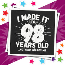 Sarcástico de 98 anos Meme Engraçado 98º aniversár