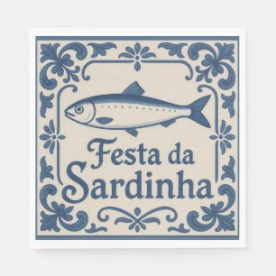 Guardanapo De Papel Sardinha portuguesa -