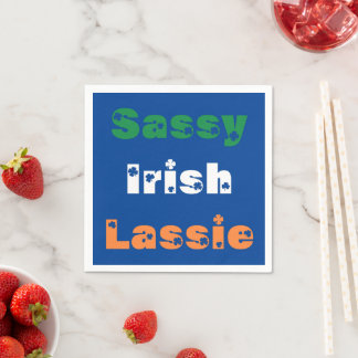 Guardanapo De Papel Sassy Irish Lassie Paper Napkin
