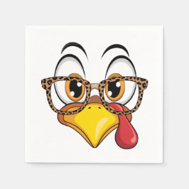 Guardanapo De Papel Sassy Thanksgiving Turkey