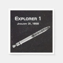 Guardanapo De Papel Satélite do Explorer 1