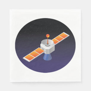 Guardanapo De Papel Satélite no Espaço