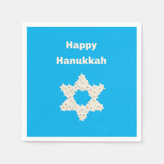 Guardanapo De Papel Saudação de Hanukkah com Flores