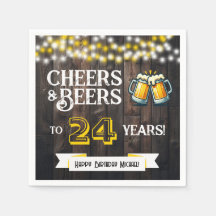Saudações e Cervejas para 24 Anos de Aniversário R