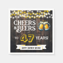 Saudações e Cervejas para os 47 Anos de Festa de A