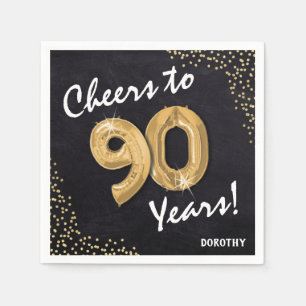 Guardanapo De Papel Saúde aos 90 Anos! 90 Birthday