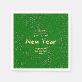 Guardanapo De Papel Saúde aos Artesanatos do Ano Novo | Partido Verde