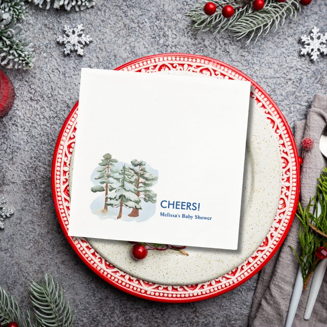 Guardanapo De Papel Saúde bebê Winter está frio lá fora (Criador carregado)