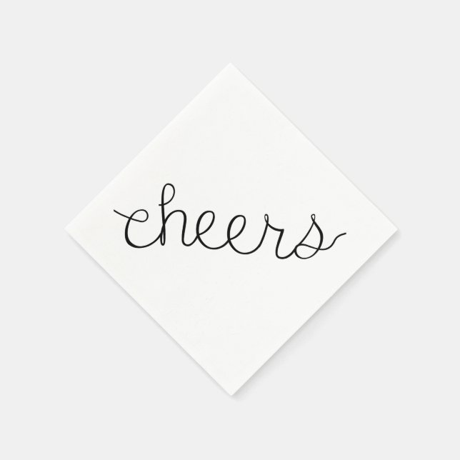 Guardanapo De Papel Saúde Cocktail Bar Arte (Canto)