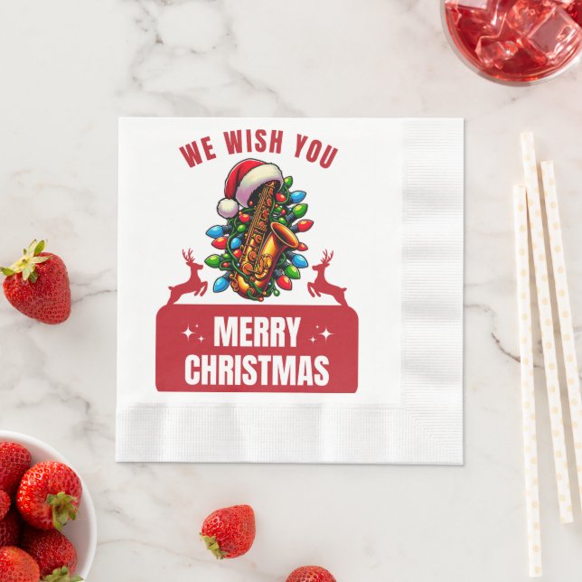 Guardanapo De Papel Sax saxofônico saxofônico saxista (Insitu)